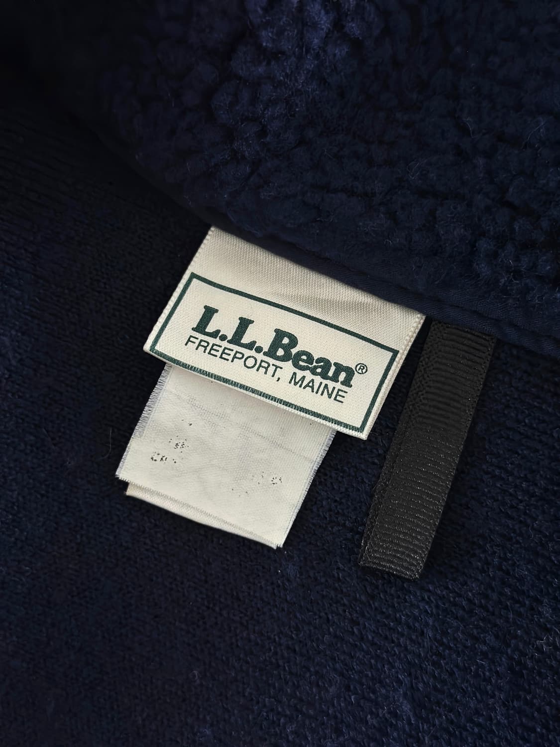 (Rare)80~90s 빈티지 엘엘빈 스트라이프 쉐르파 플리스 풀오버 상품이미지6