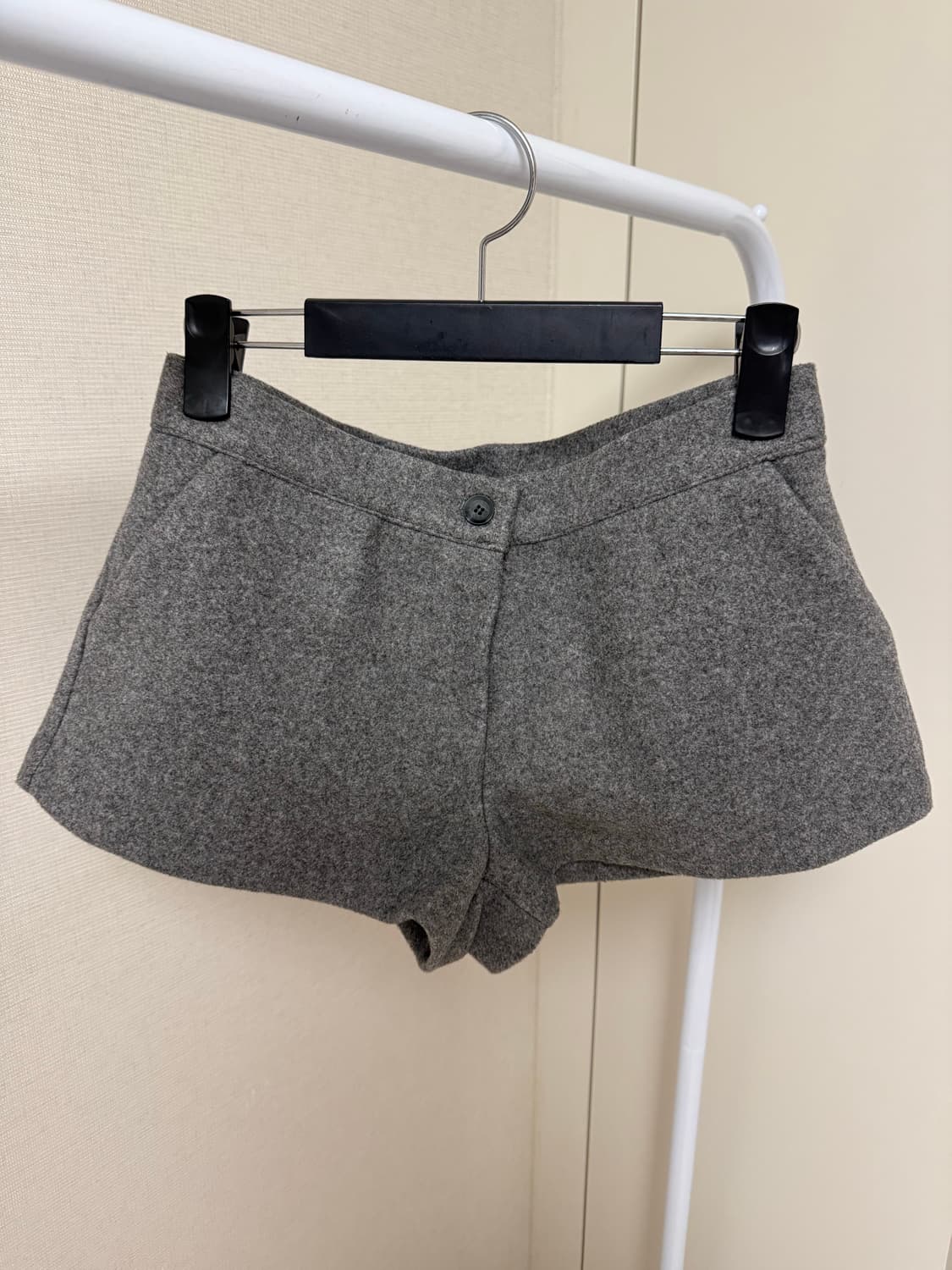 디에이디 울 쇼츠 그레이 상품이미지1