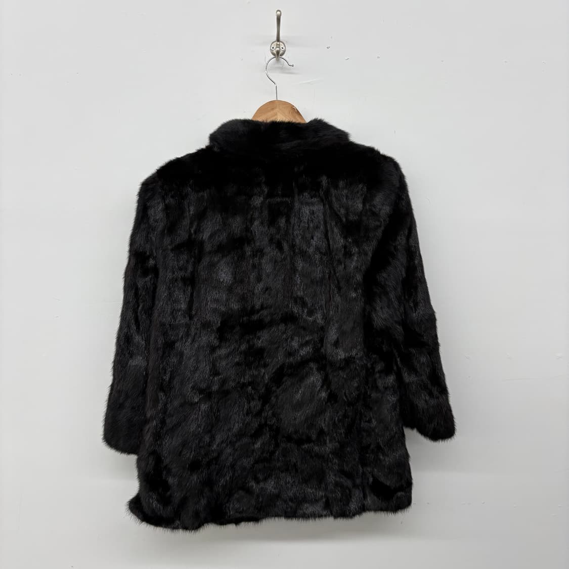 Silver Iemura 블랙 밍크 코트 여/M 상품이미지6