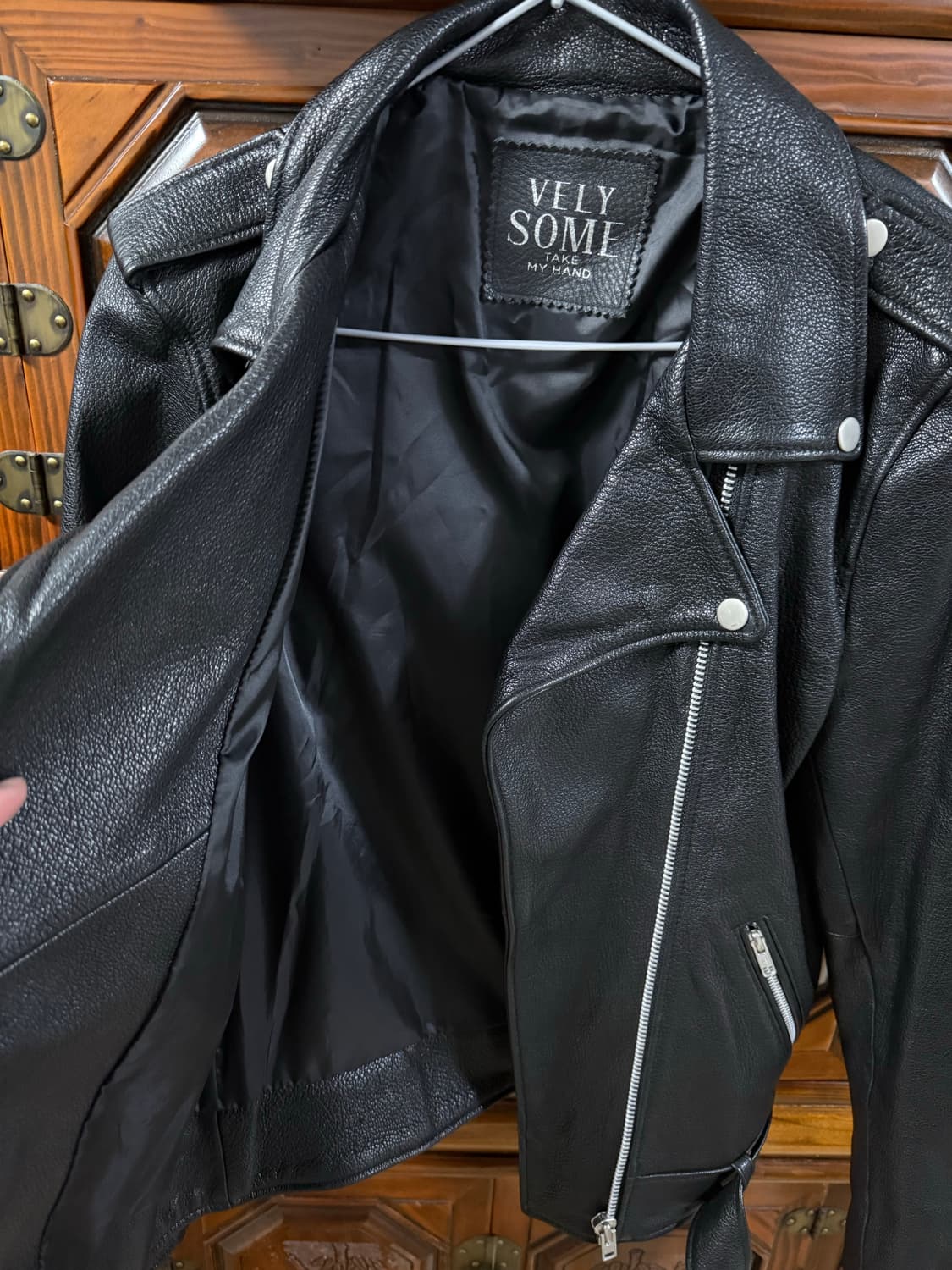 여자산양가죽자켓거의새것 상품이미지5