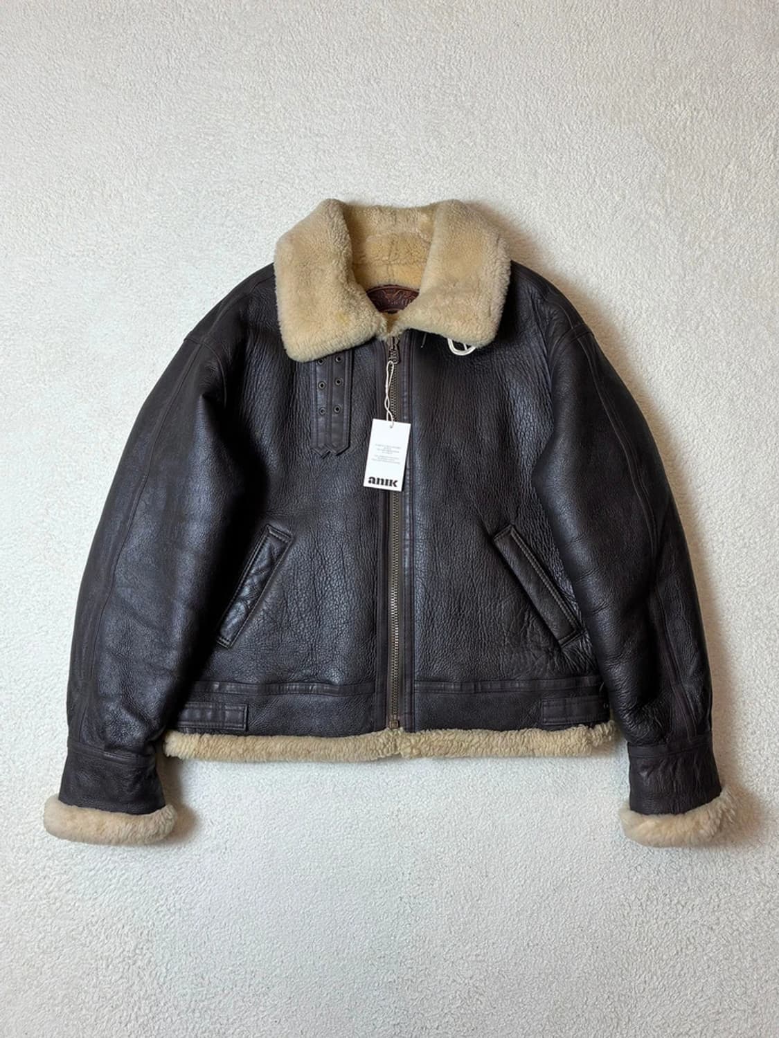 베스트클럽 90's B-3 램스킨 무스탕 자켓 PN6652    상품이미지1