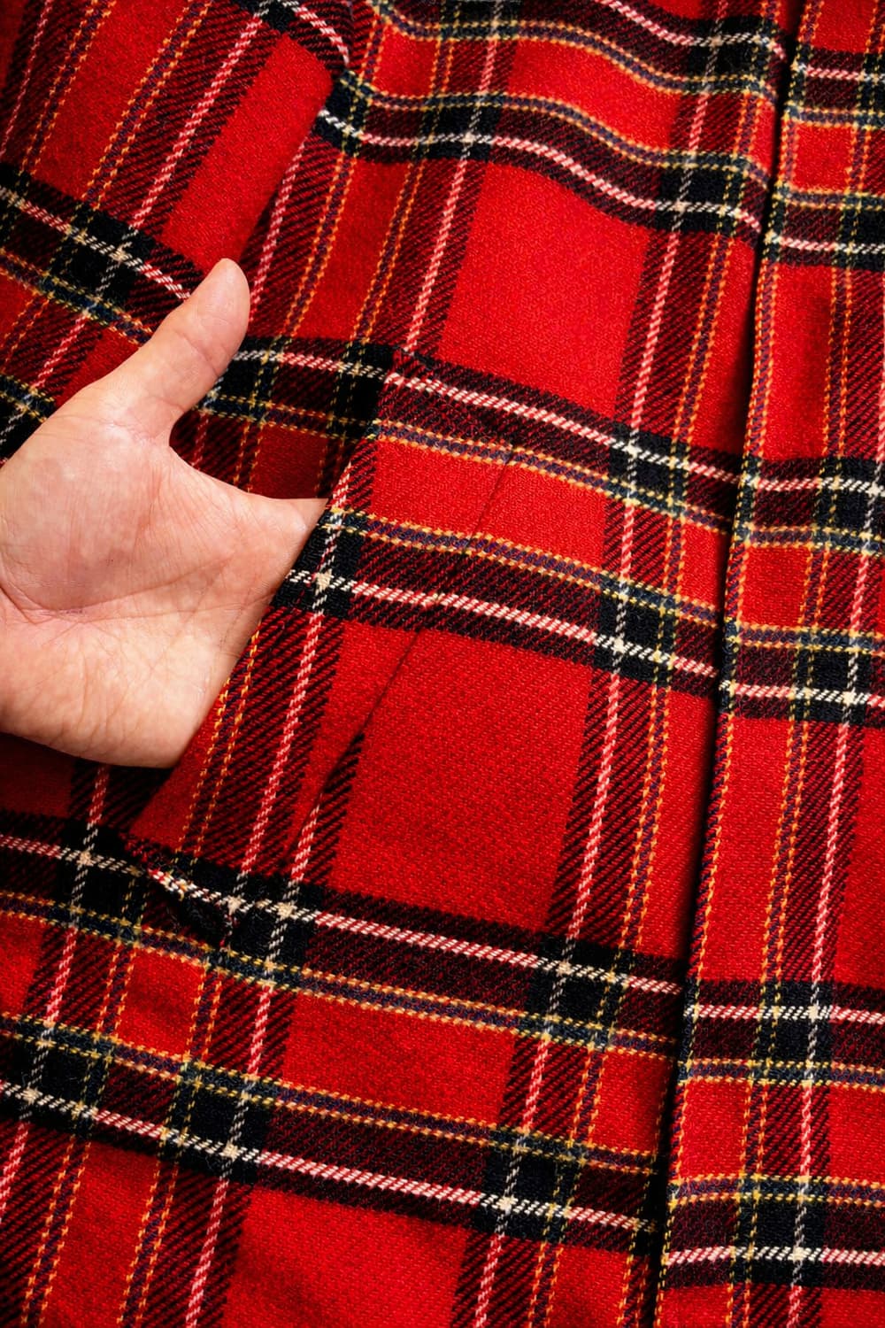 60~70's 펜들턴 리버시블 울 체크 자켓 100~105 상품이미지5