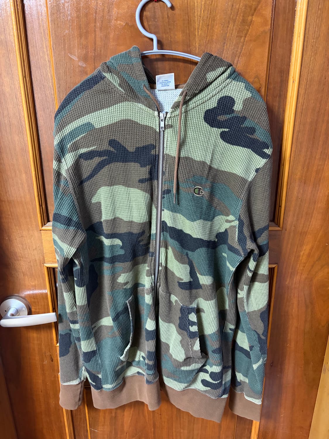 빈티지 챔피온 와플 후드집업 상품이미지1