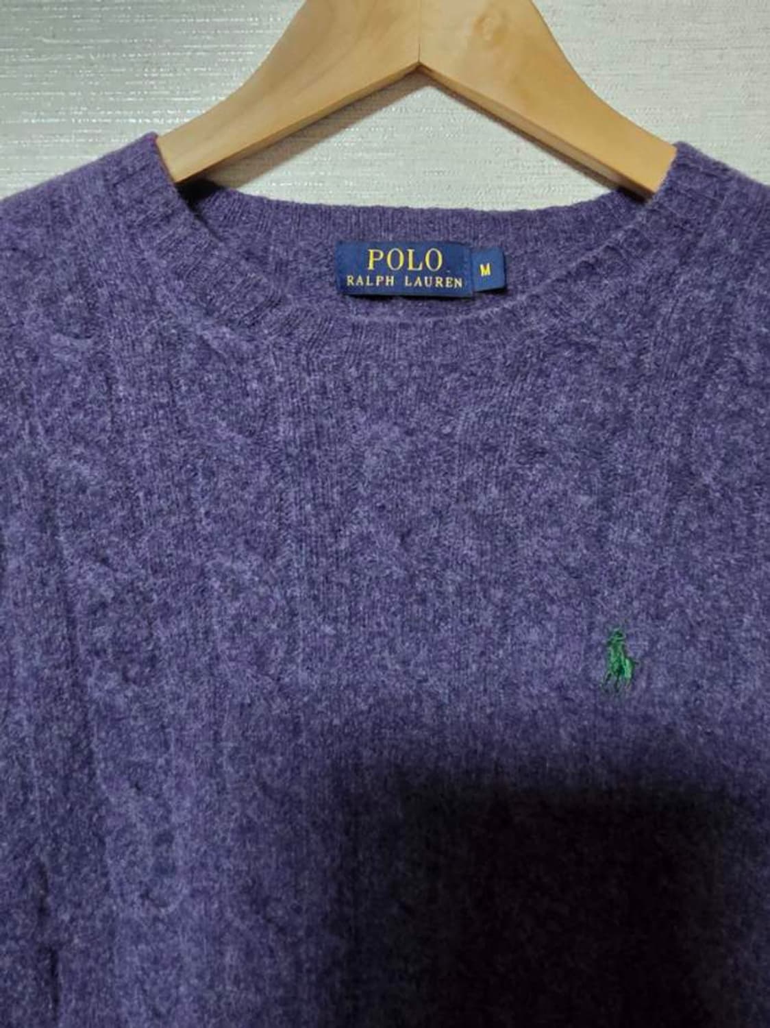 폴로 램스울 니트 M 남녀공용 상품이미지1