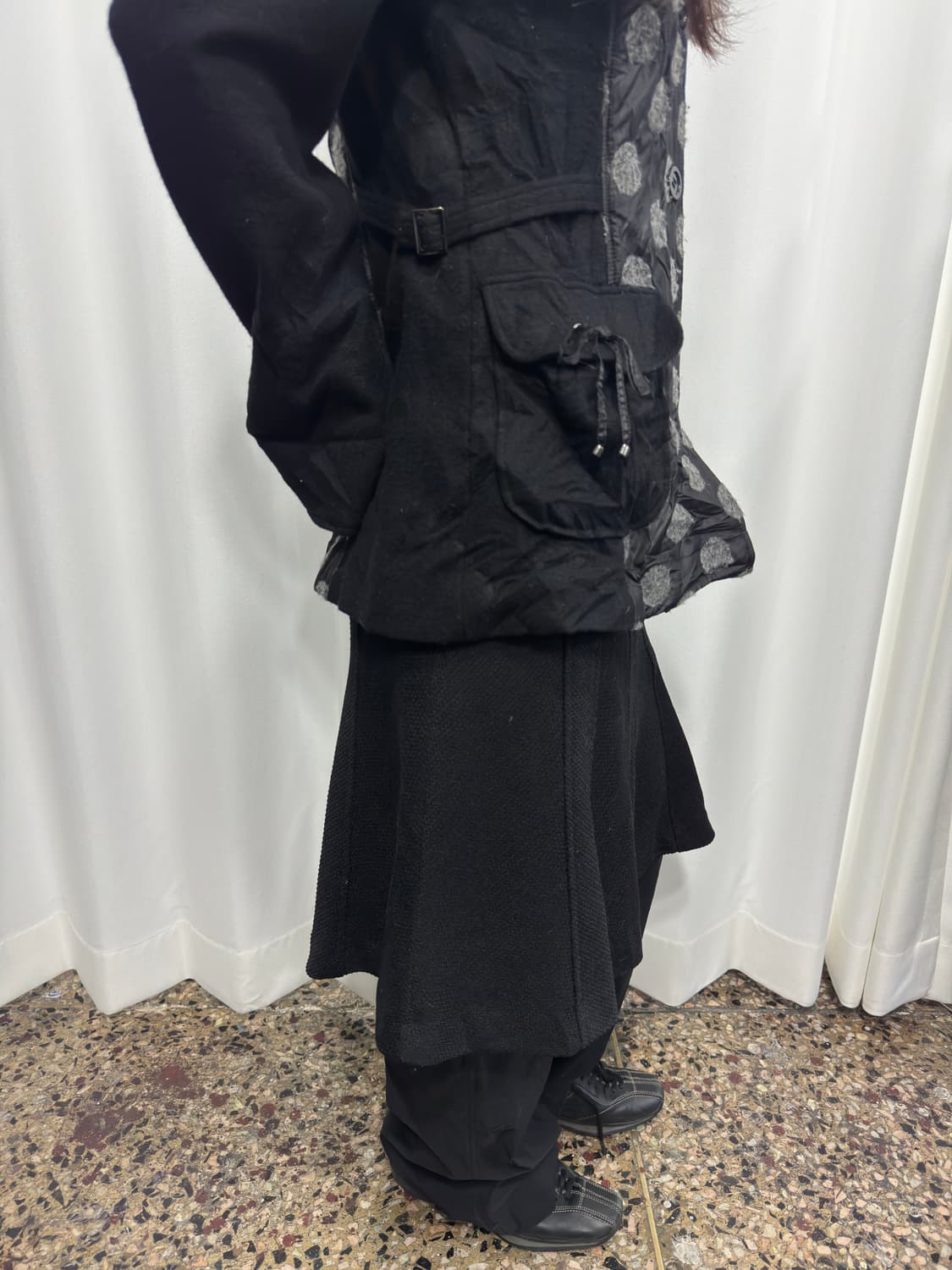 dot detail wool jacket 상품이미지7