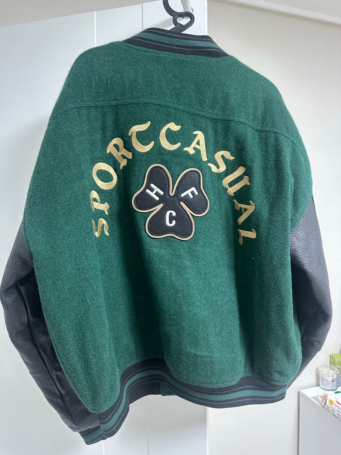 헤리티지 플로스 울 바시티 자켓 M 상품이미지2