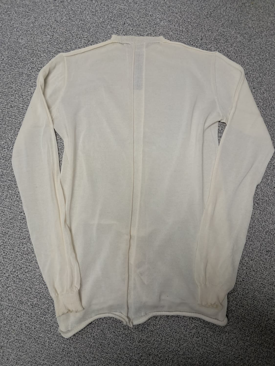 릭오웬스 아이보리 색상 니트  상품이미지7