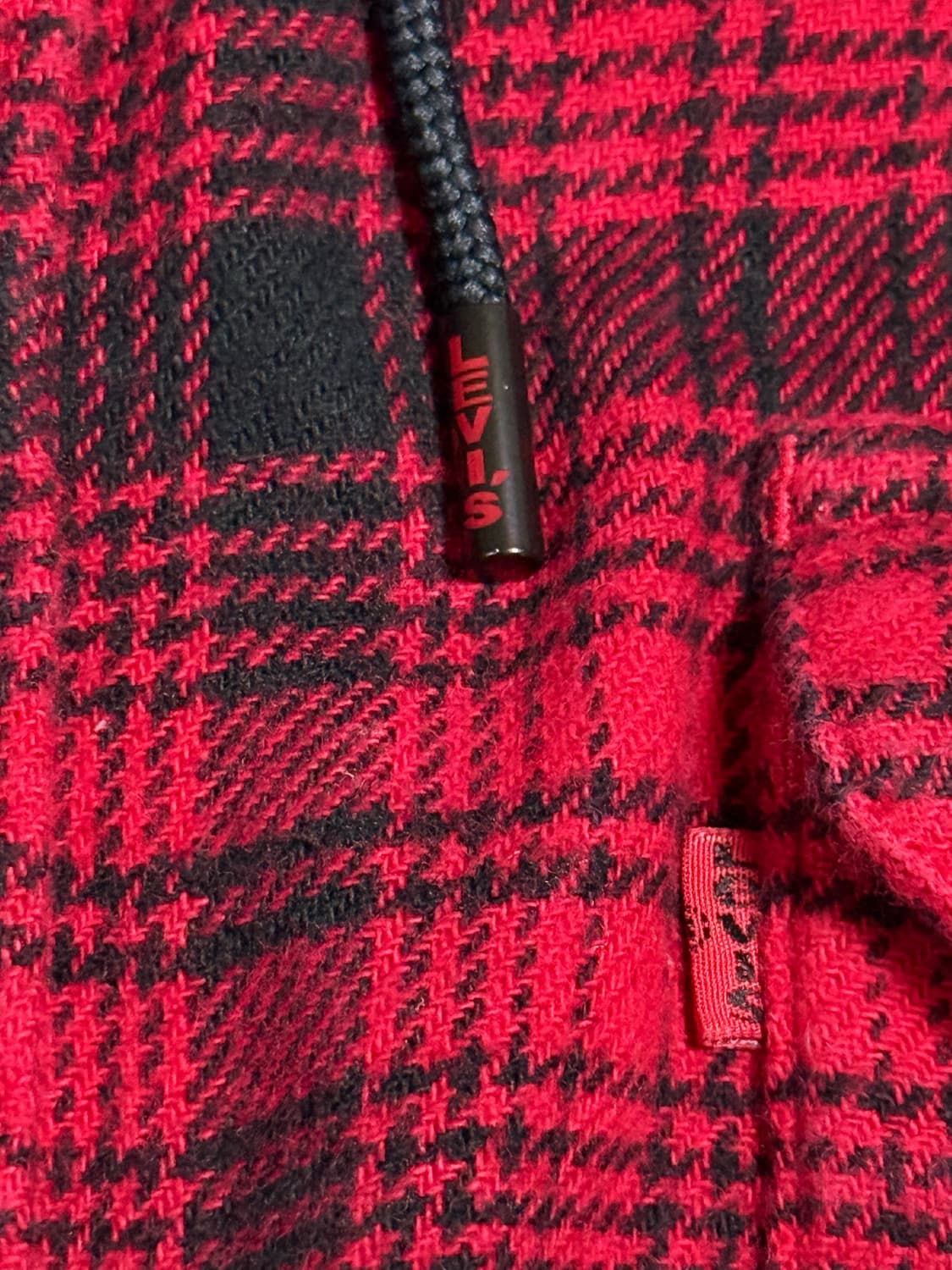 리바이스 버팔로체크 플란넬 후디셔츠자켓Levis flannel shirt 상품이미지7
