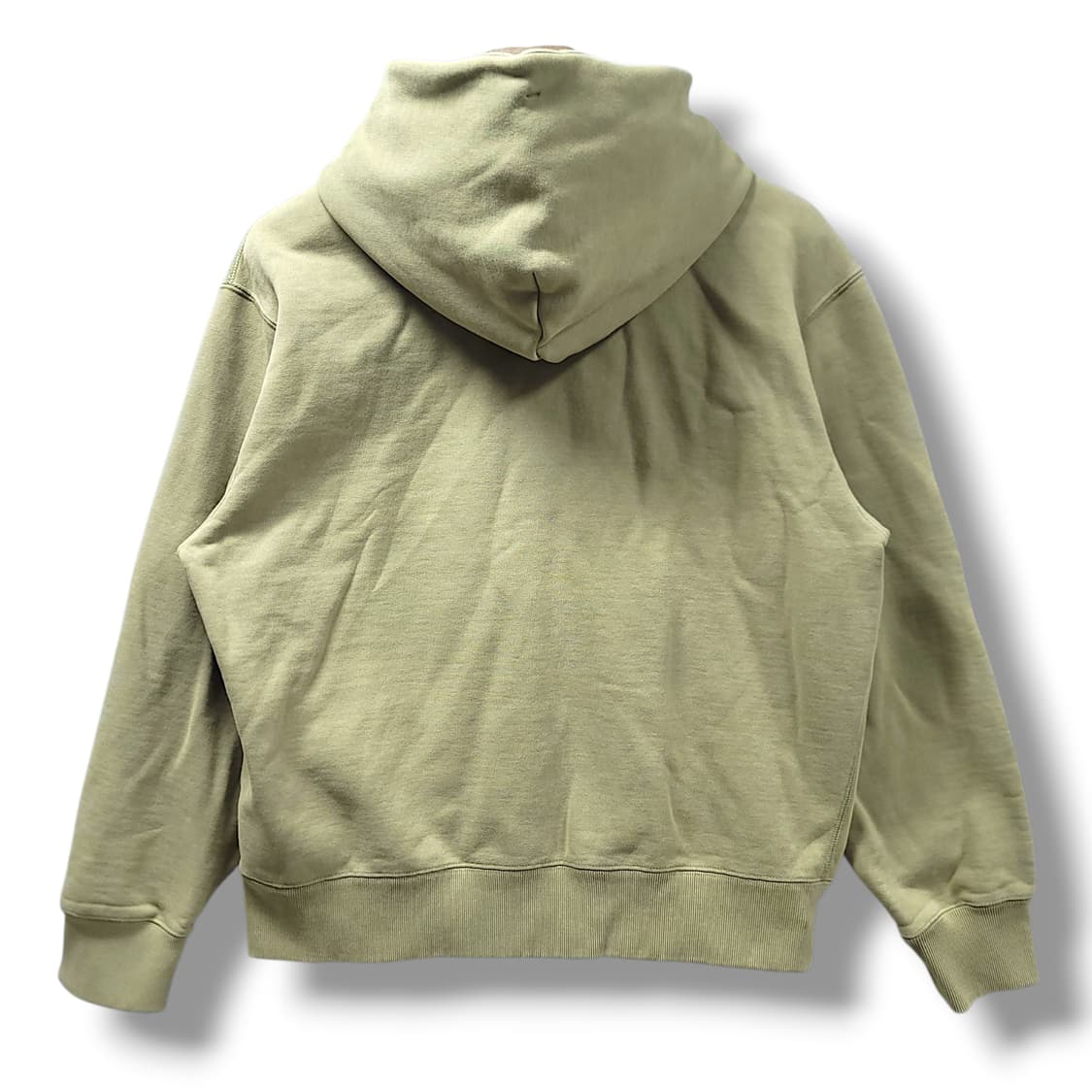 [2XL/110] 아디다스 올리브 스몰로고 기모 테리 후드티셔츠 상품이미지2