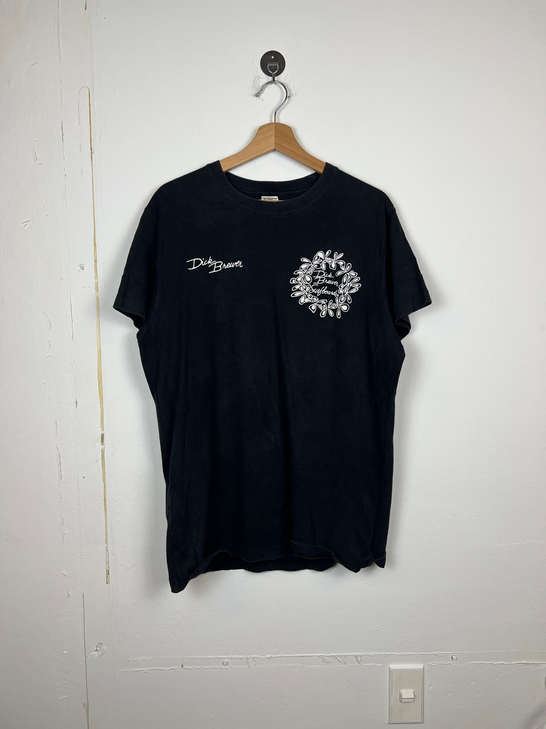 Dick Brewer 검정 티셔츠 L 상품이미지1