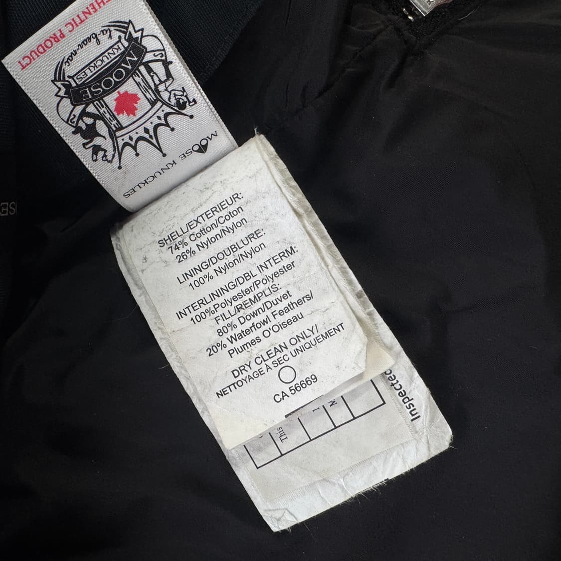 무스너클 쓰리쿼터 다운 숏 패딩 상품이미지5