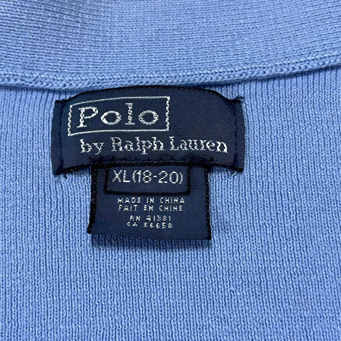 [정품] 폴로 소라 / 네이비포니 가디건 [ XL(18-20) ] 상품이미지5