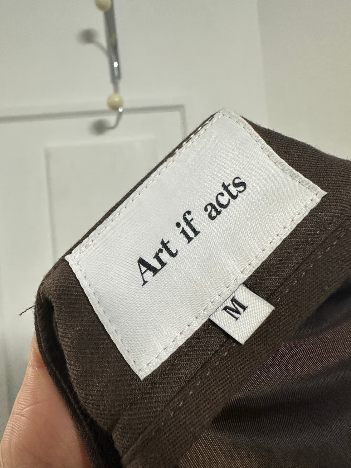 아트이프액츠 리버스 울 투턱 팬츠 상품이미지3