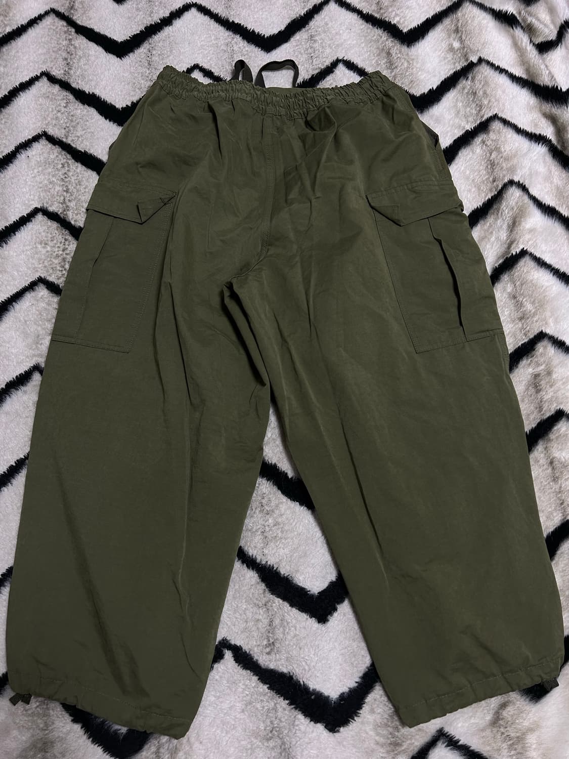 파머스마켓 나일론 카고 벌룬 팬츠/올리브그린 상품이미지2