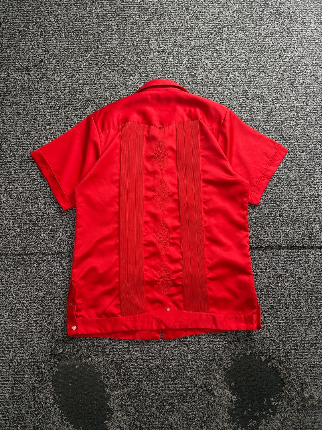 80s USA 구아야베라 린넨 쿠바 셔츠 4077 상품이미지6