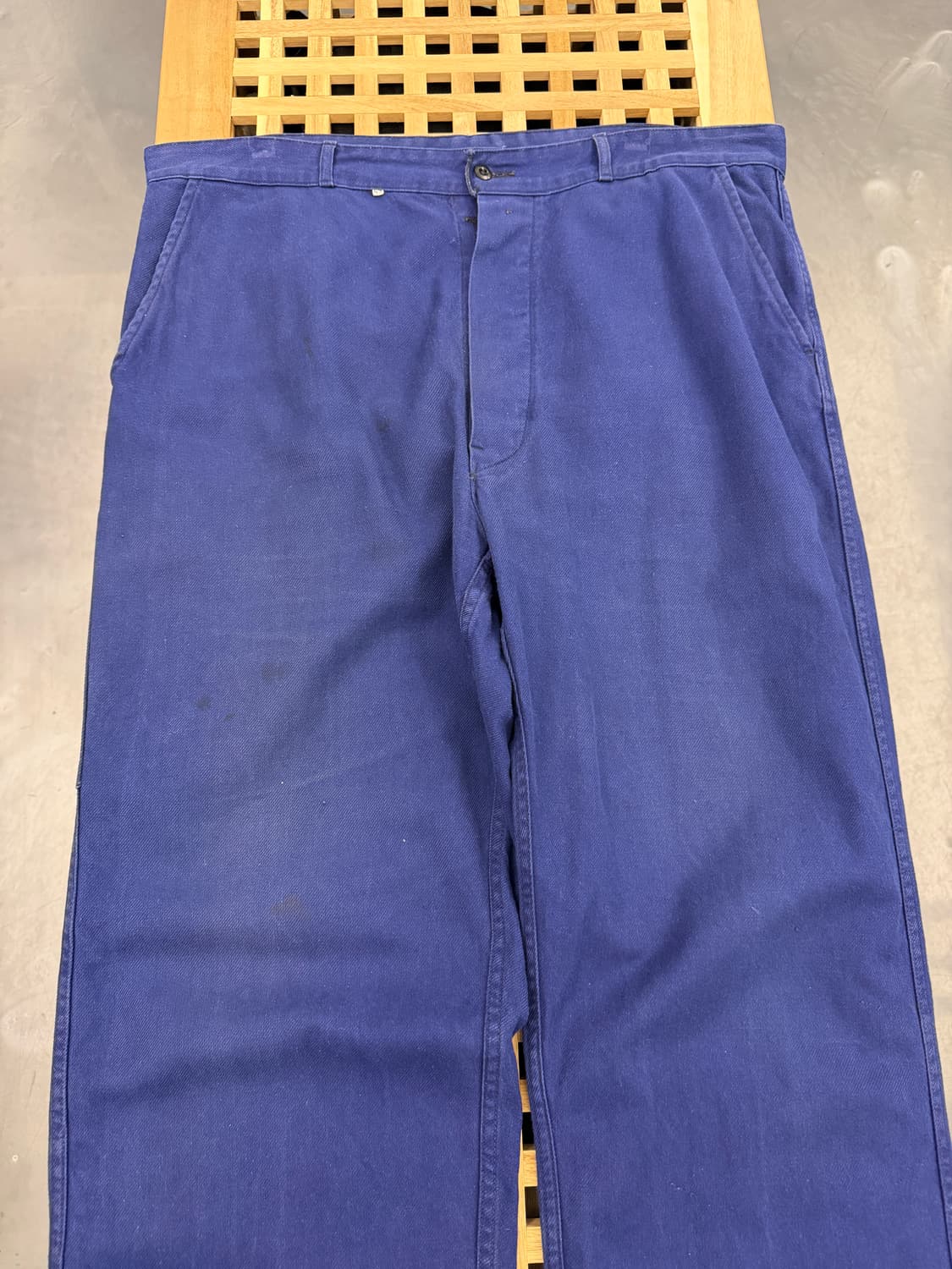 OLD MODEL WASHED NAVY FRENCH 프렌치워크팬츠  상품이미지3