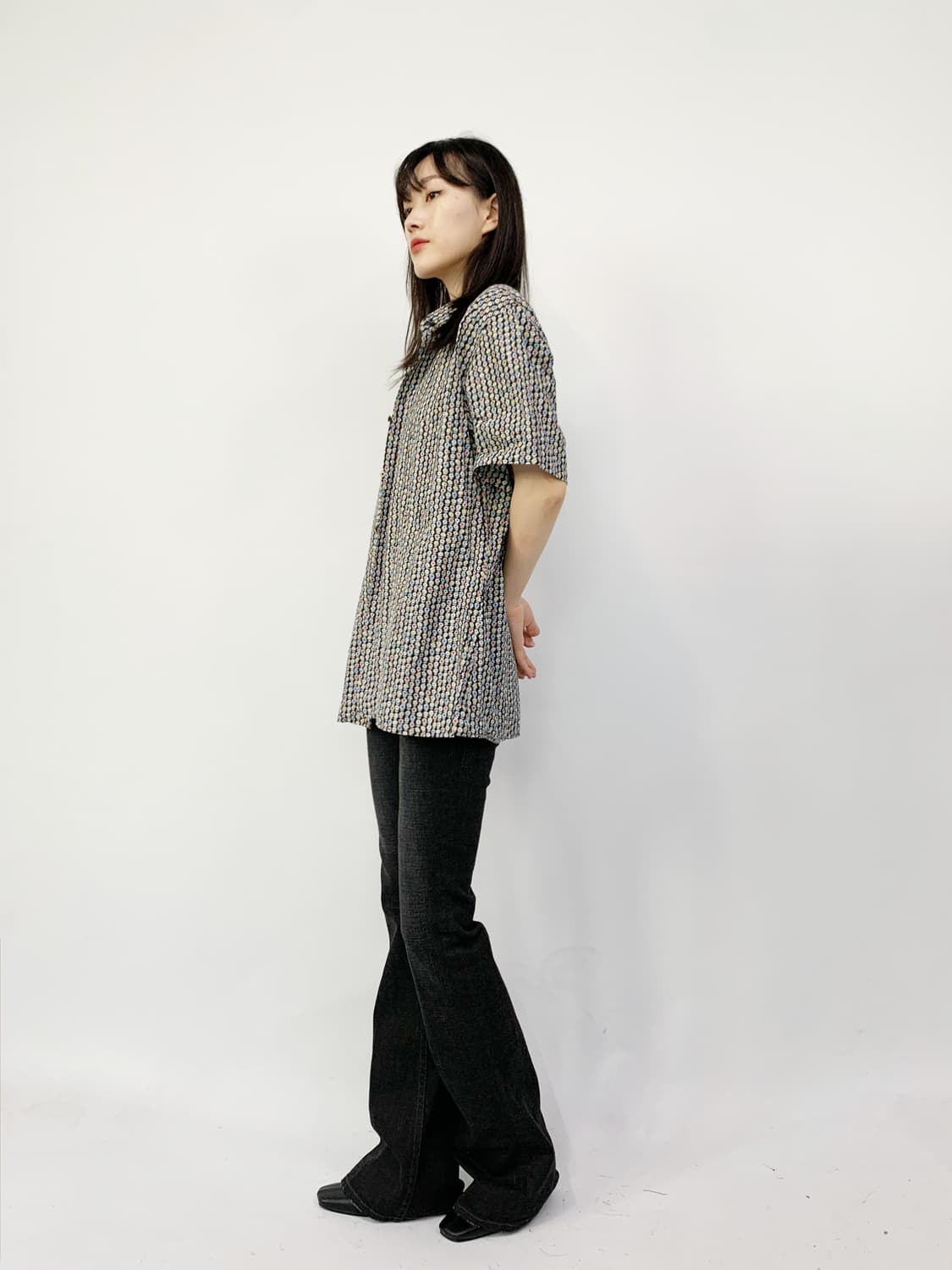  PULL PALZILERI 플라워반팔 셔츠 상품이미지3