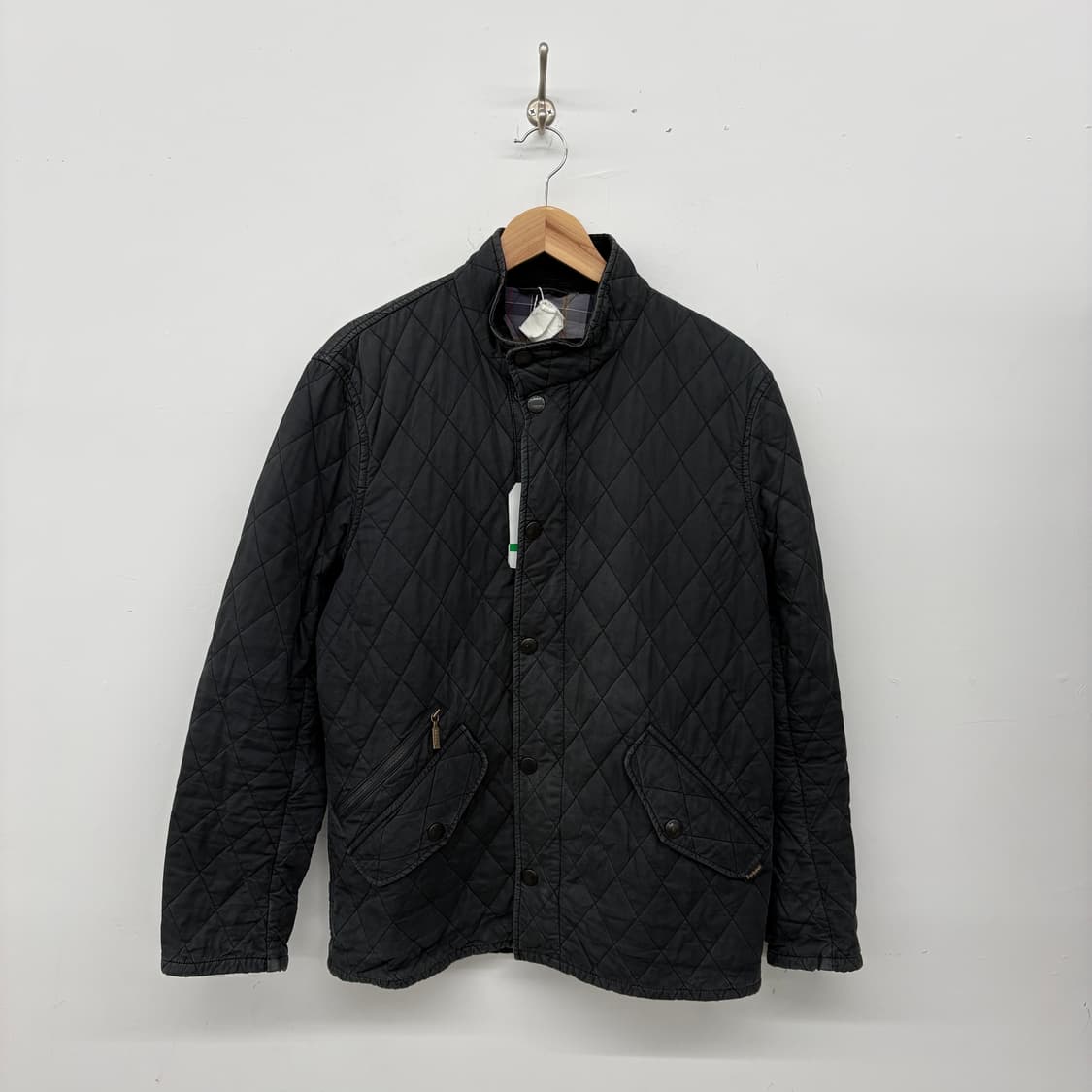 바버 블랙 퀼팅 자켓 남성L 상품이미지1
