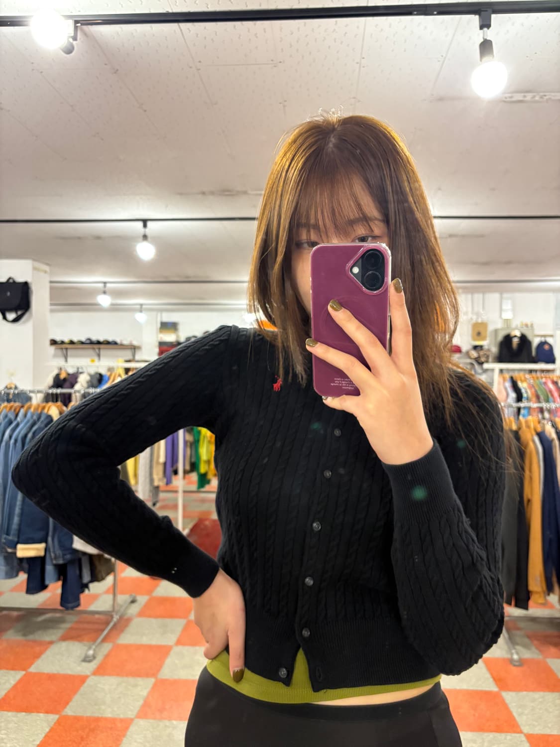 폴로 꽈베기 가디건 상품이미지2