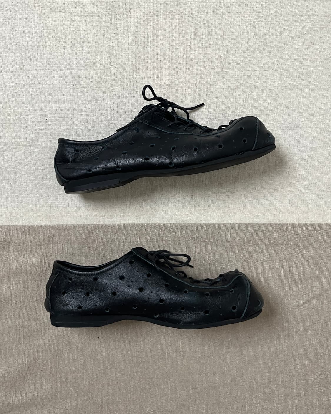 요지야마모토 도트 펀칭 플랫슈즈 yohji yamamoto 상품이미지4