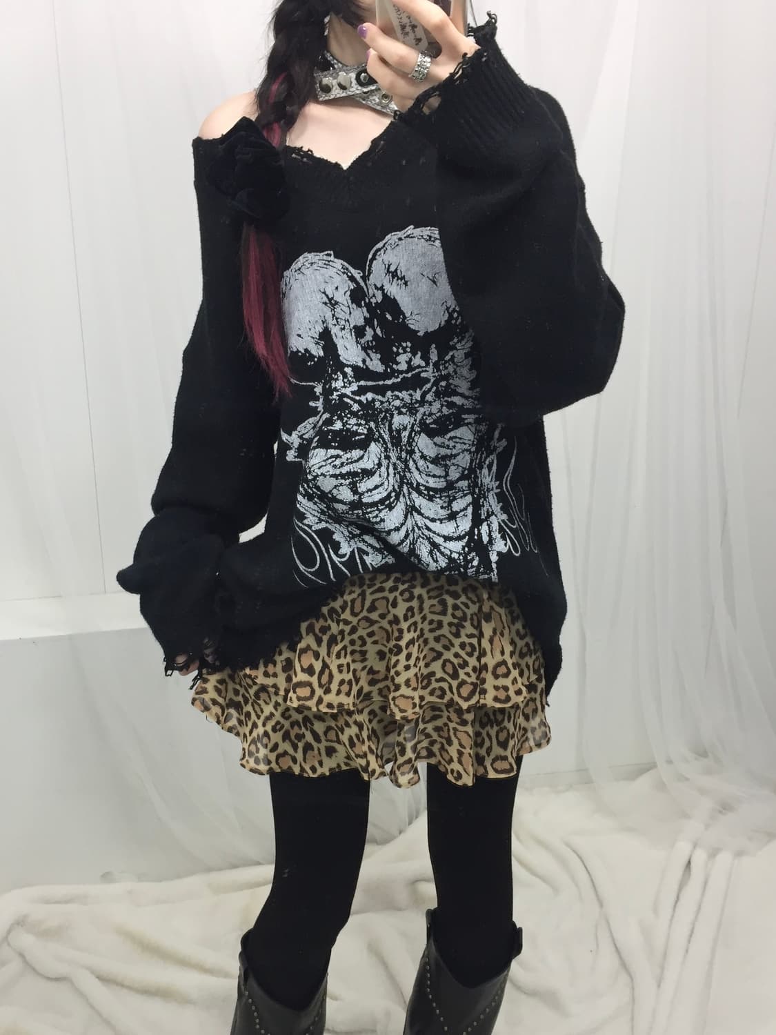 호피 캉캉 스커트 🐅 상품이미지1