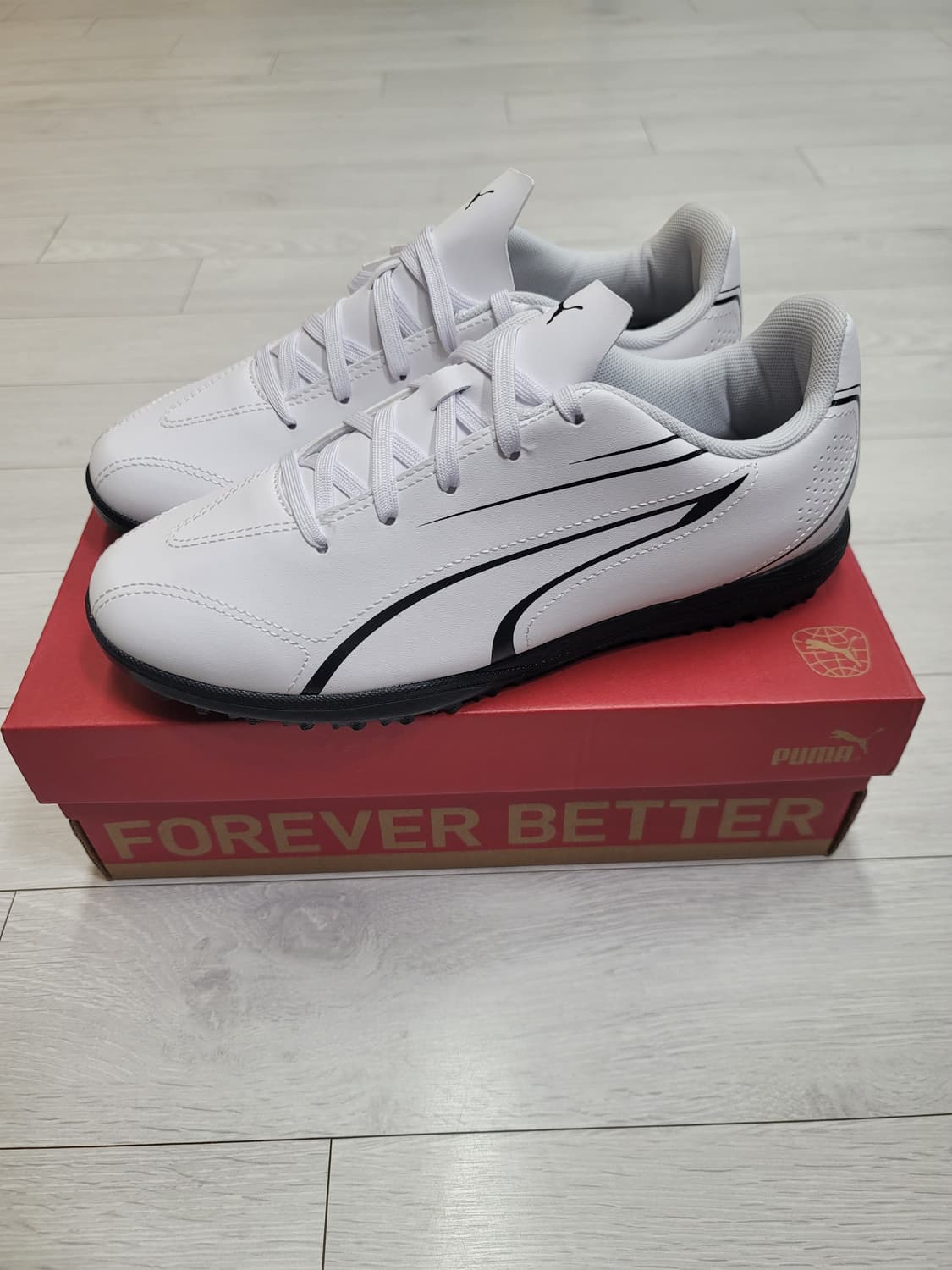 (240)푸마 풋살화 비토리아 TT Jr.[대전 직거래도 가능] 상품이미지4