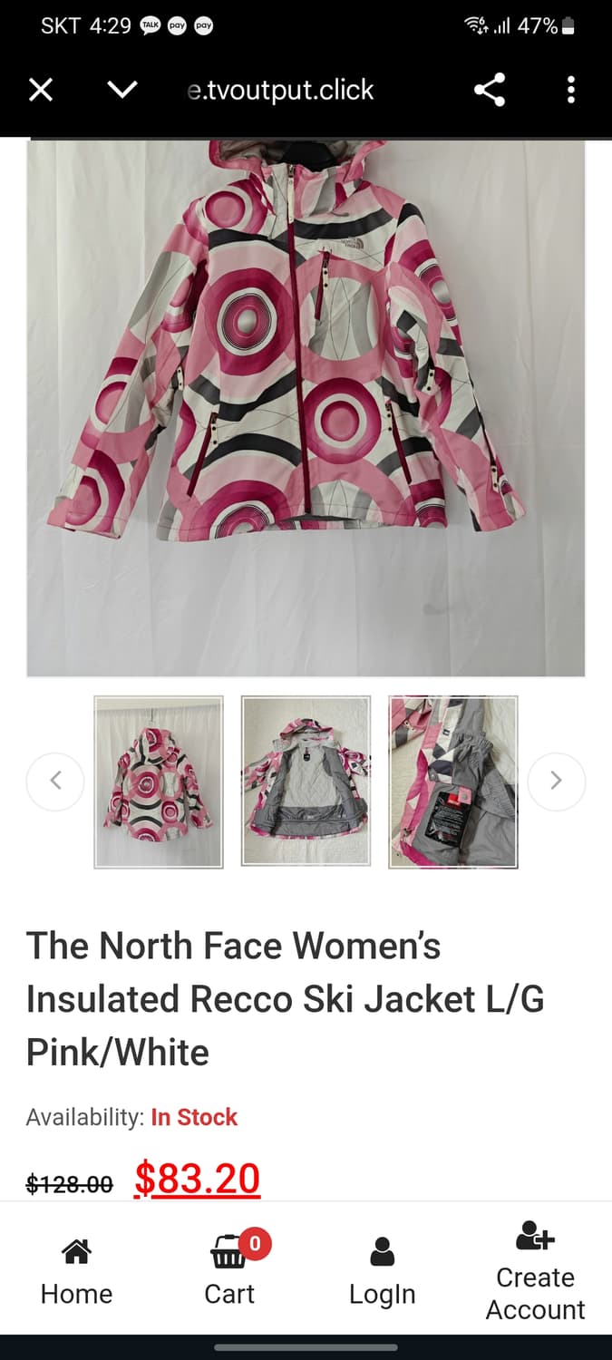 노스페이스 recco 보드,스키복 상품이미지9