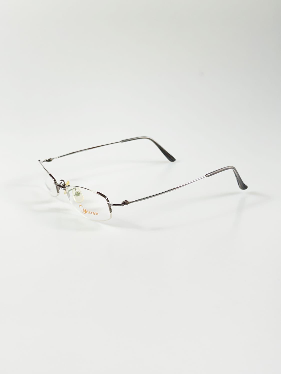 독일제 MICRON 세미 림리스 스퀘어 무테 빈티지 안경 상품이미지3