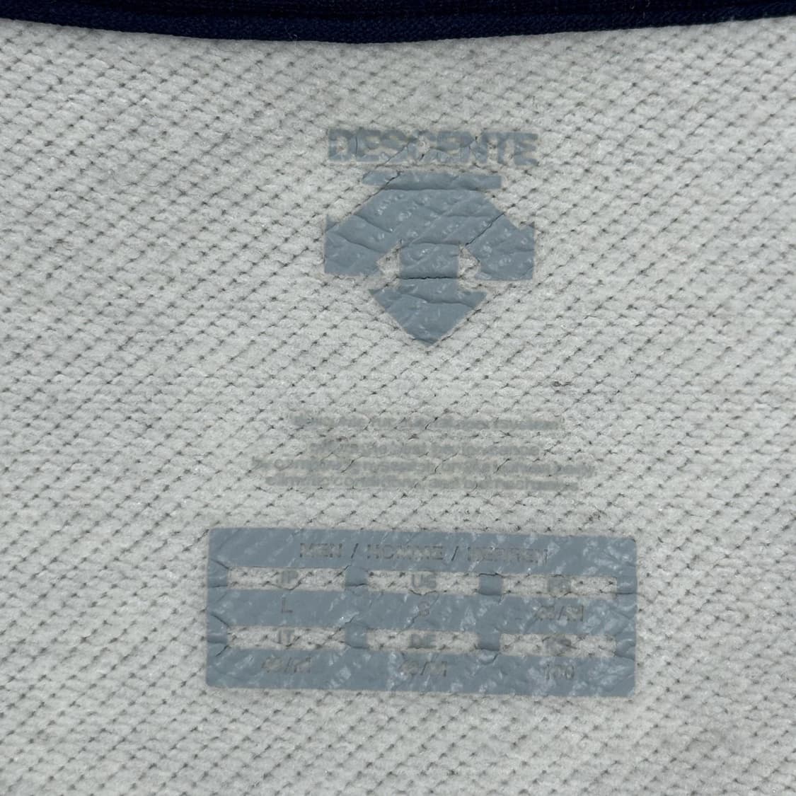 데상트 어센틱 그레이 코튼 트랙탑 져지 (실측 M) 상품이미지5