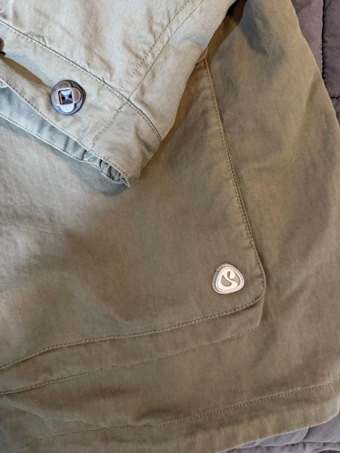 코이세이오 워시드 밀리터리 자켓 머드 카키 야상 상품이미지5