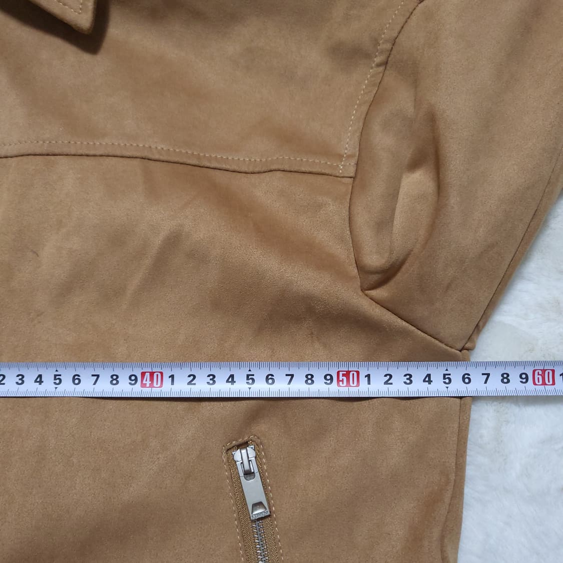 레이디볼륨 스웨이드 자켓 F 0310 뽀샤샤 상품이미지4