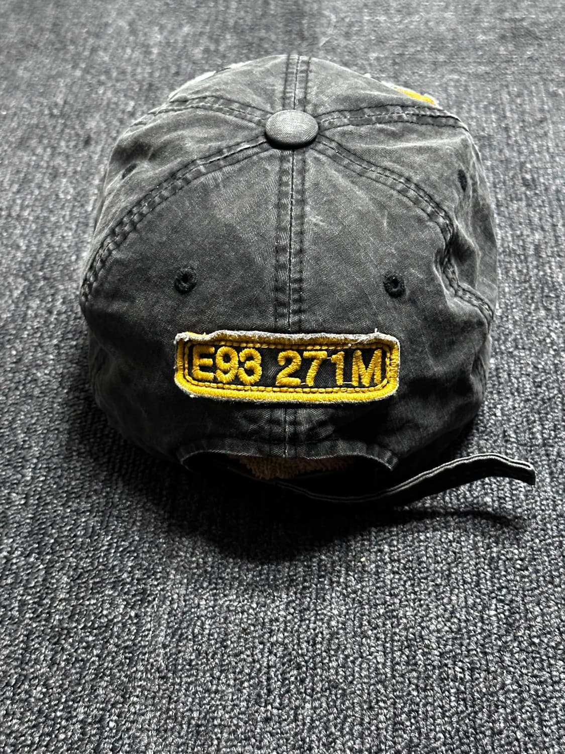 더블알엘 RRL 데미지 빈티지워싱 자수 패치 캡  상품이미지4