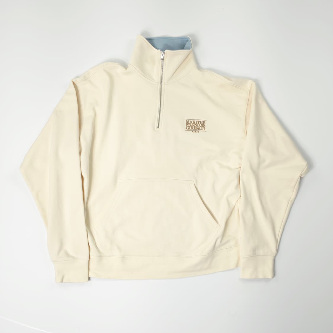 마리떼프랑소와저버 하프집업 스웻셔츠 베이지 (XL) 상품이미지1