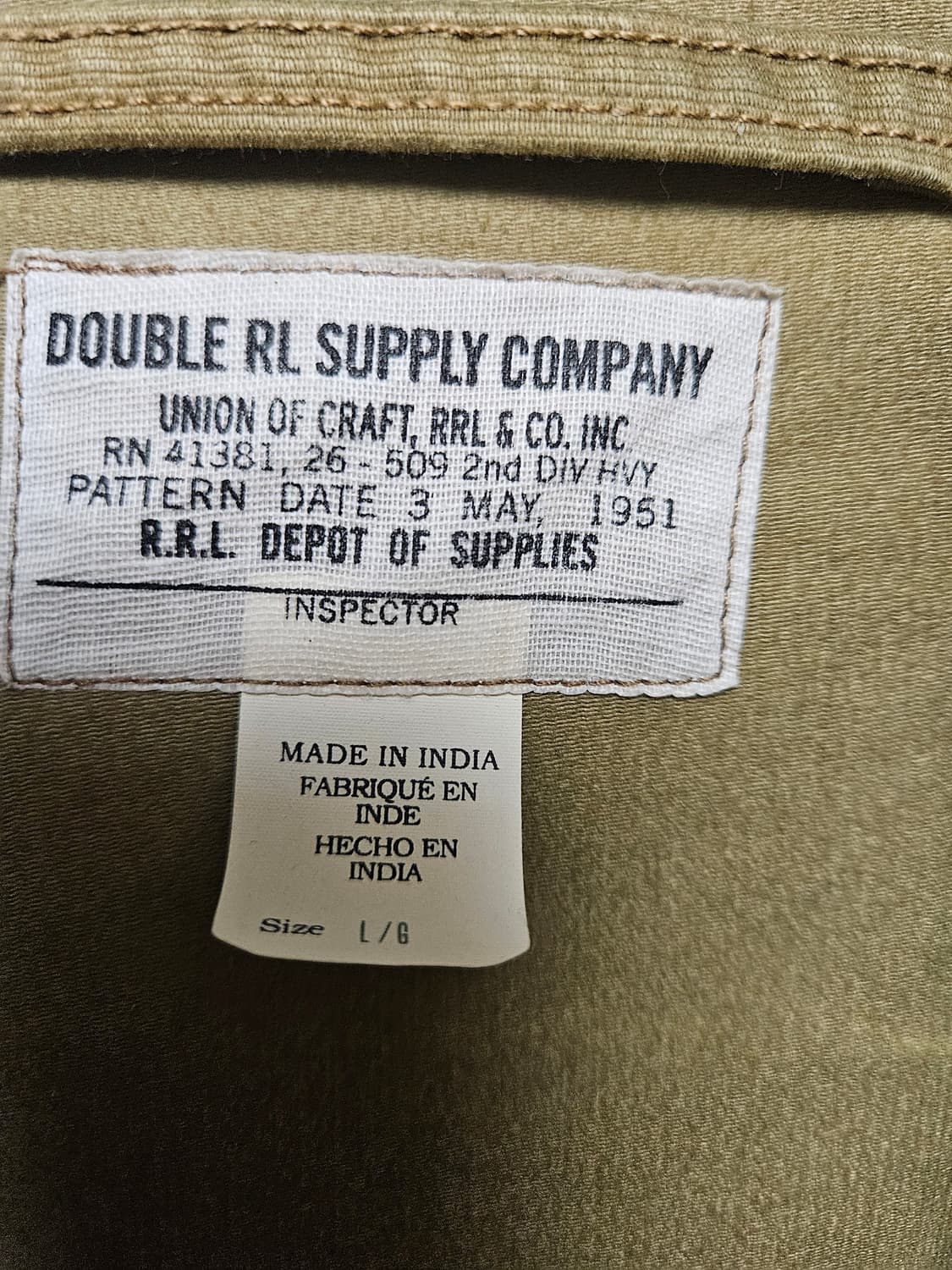 더블알엘 덱자켓  상품이미지3