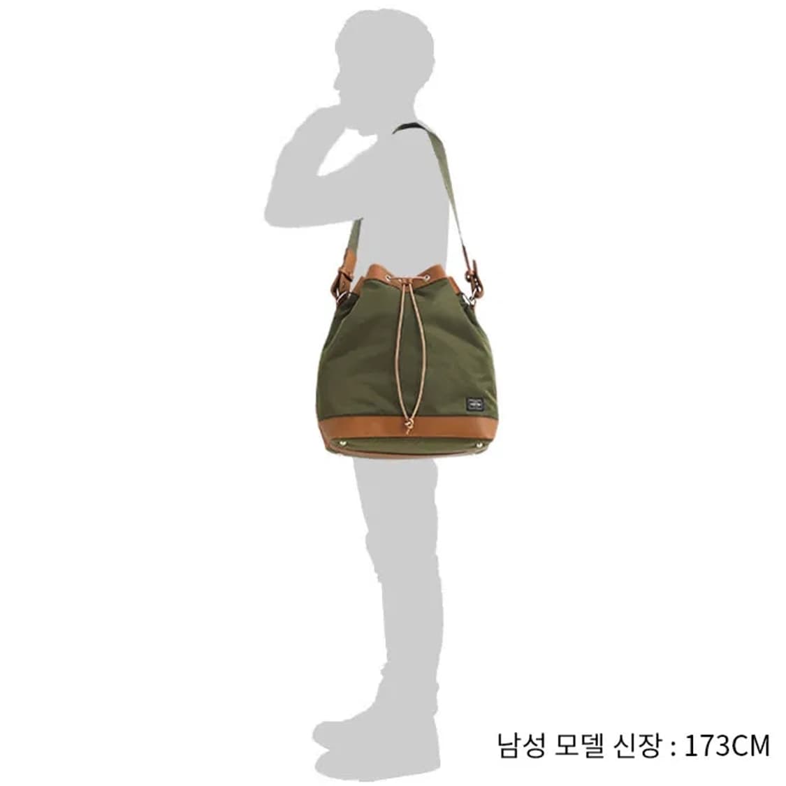 요시다 포터 드로우스트링 L 사이즈 블랙 상품이미지6