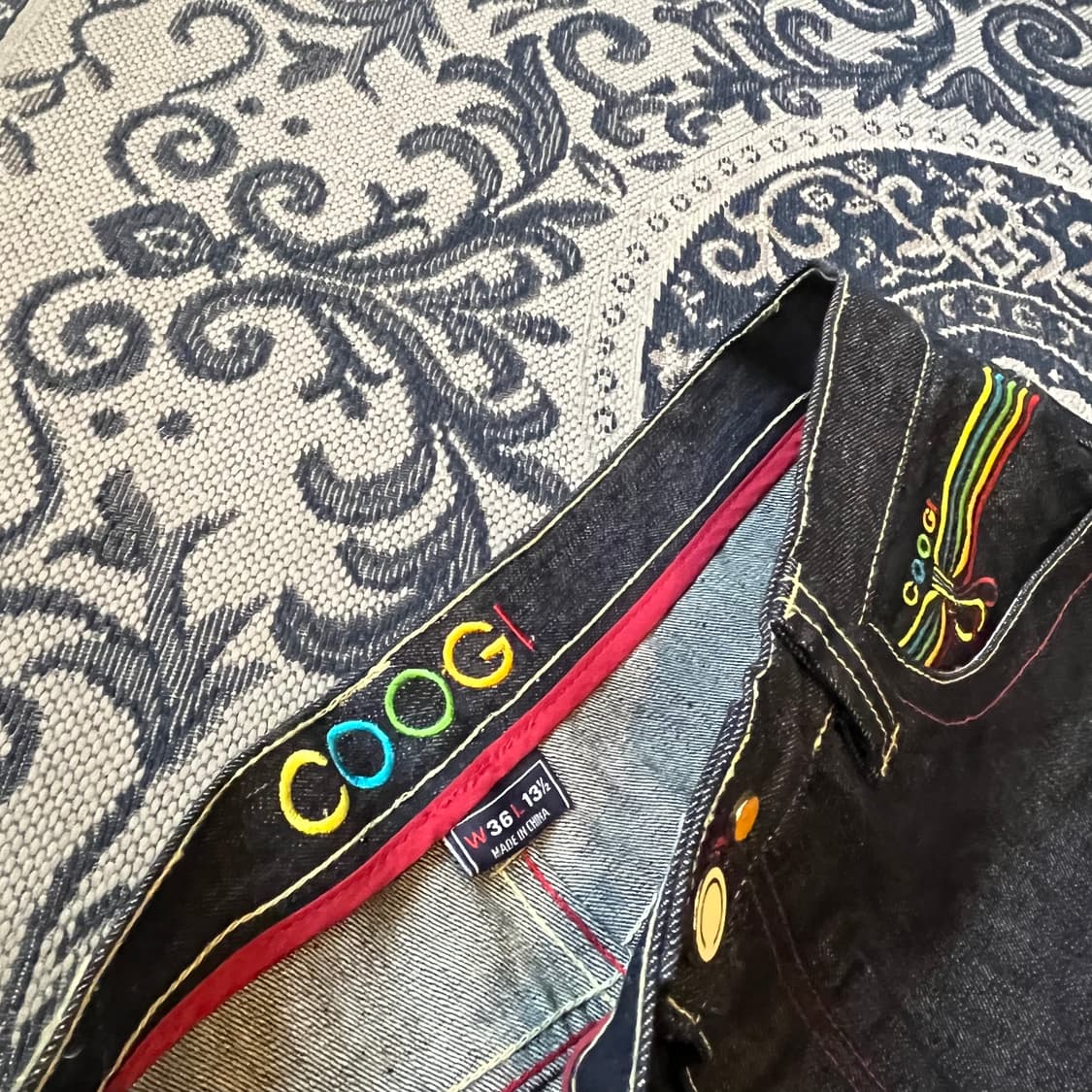 36 COOGI 데님 하프 팬츠/W2381 상품이미지5