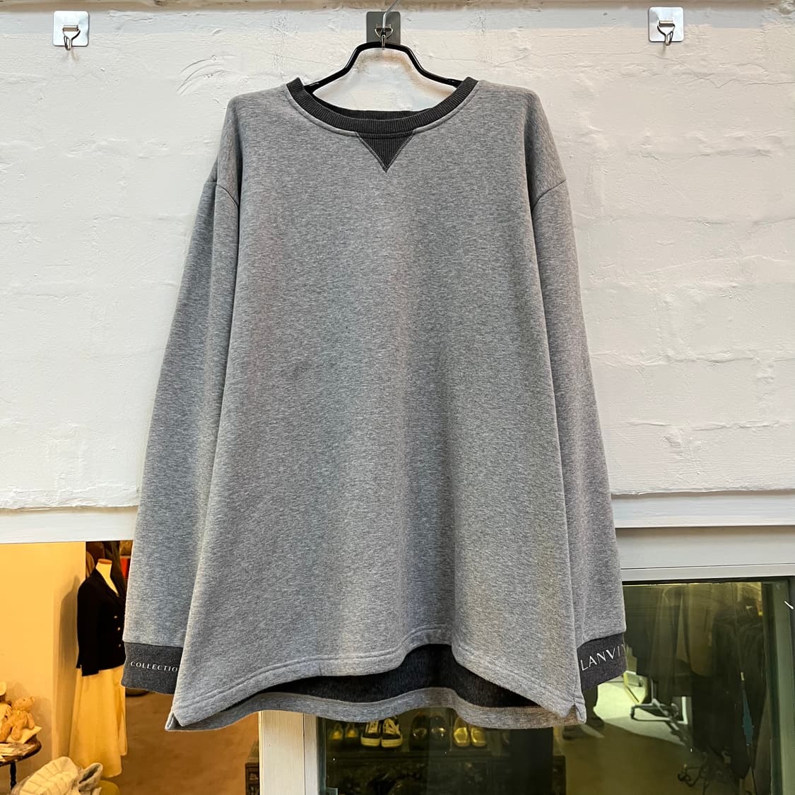 Lanvin 랑방 플리스 스웨트 셔츠 LL 상품이미지1