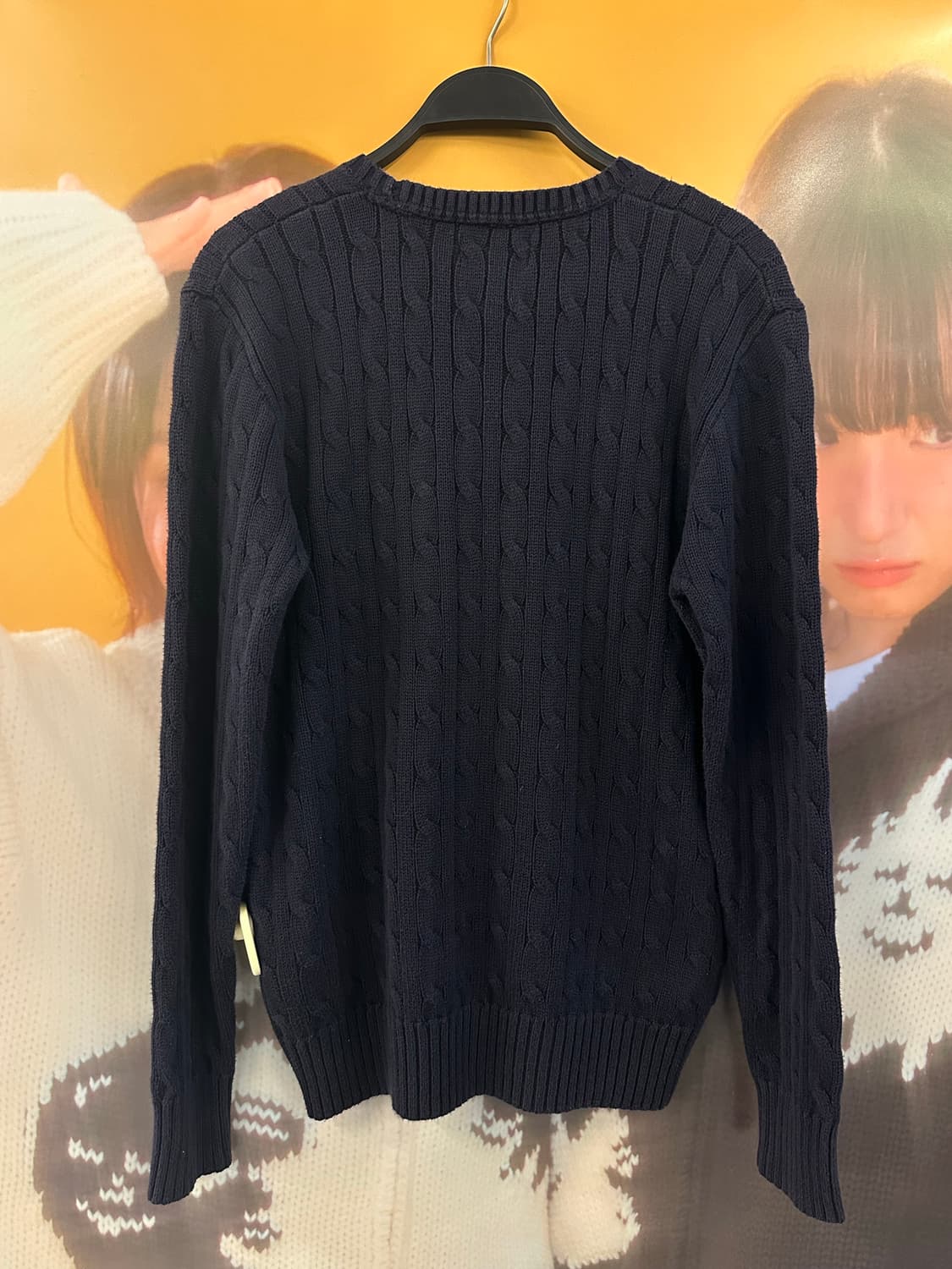 POLO 폴로 네이비 케이블니트 상품이미지4