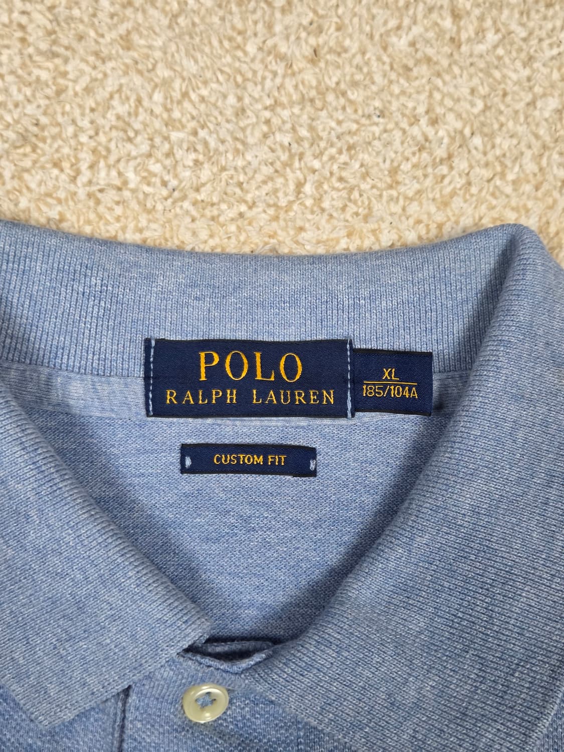 [폴로 랄프로렌] 커스텀 핏 코튼 메쉬 반팔 폴로 셔츠 | S00048 상품이미지3