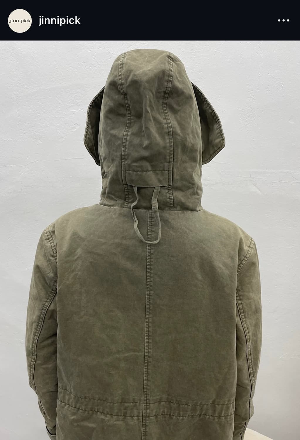 Jinnipick 지니픽 캘빈클라인 빈티지 야상 자켓 상품이미지3