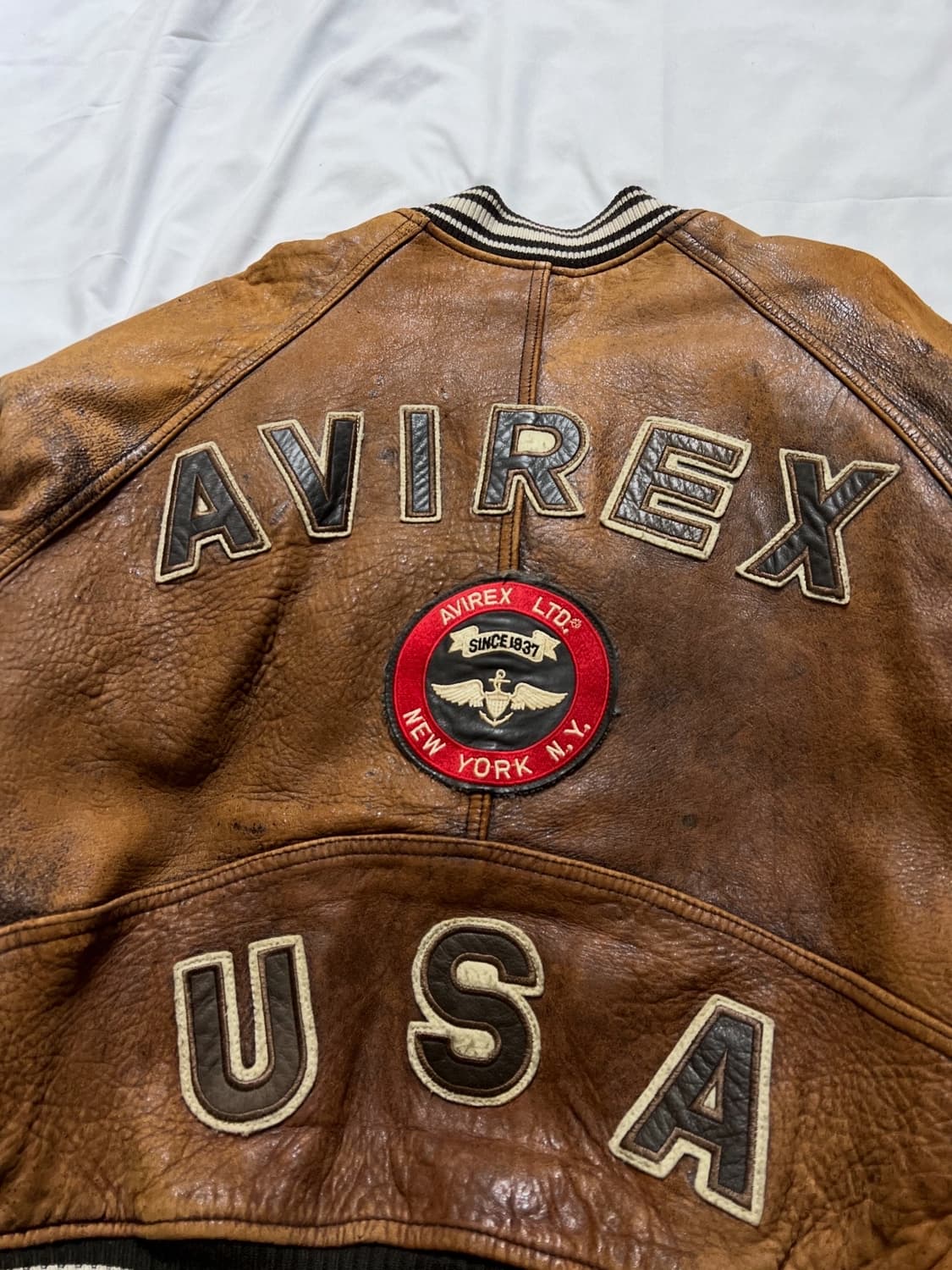 아비렉스 아이콘 가죽 자켓 상품이미지7