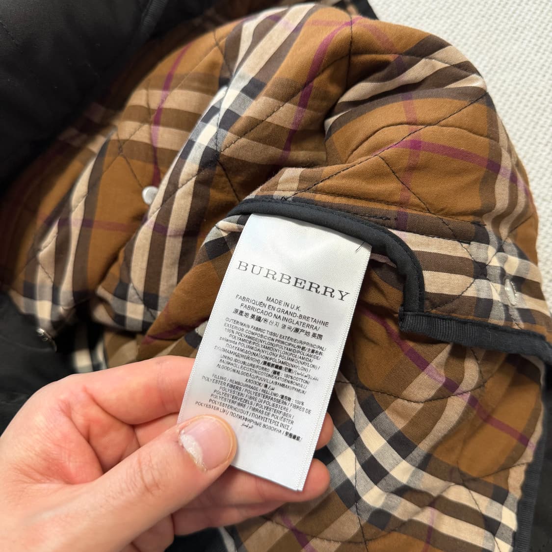 버버리 우먼스 퀄팅 자켓 상품이미지6