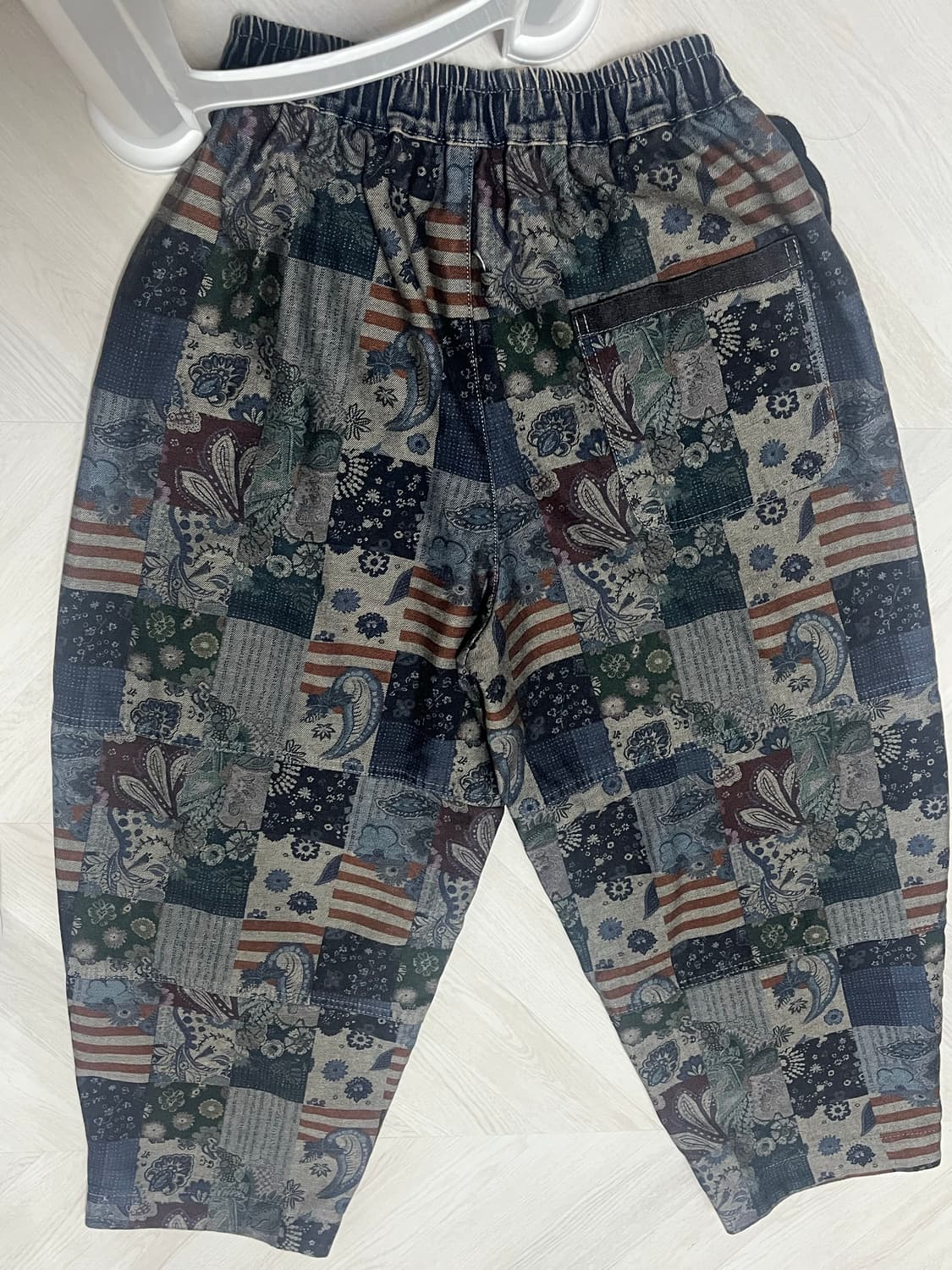 패치워크 패턴 팬츠 상품이미지2