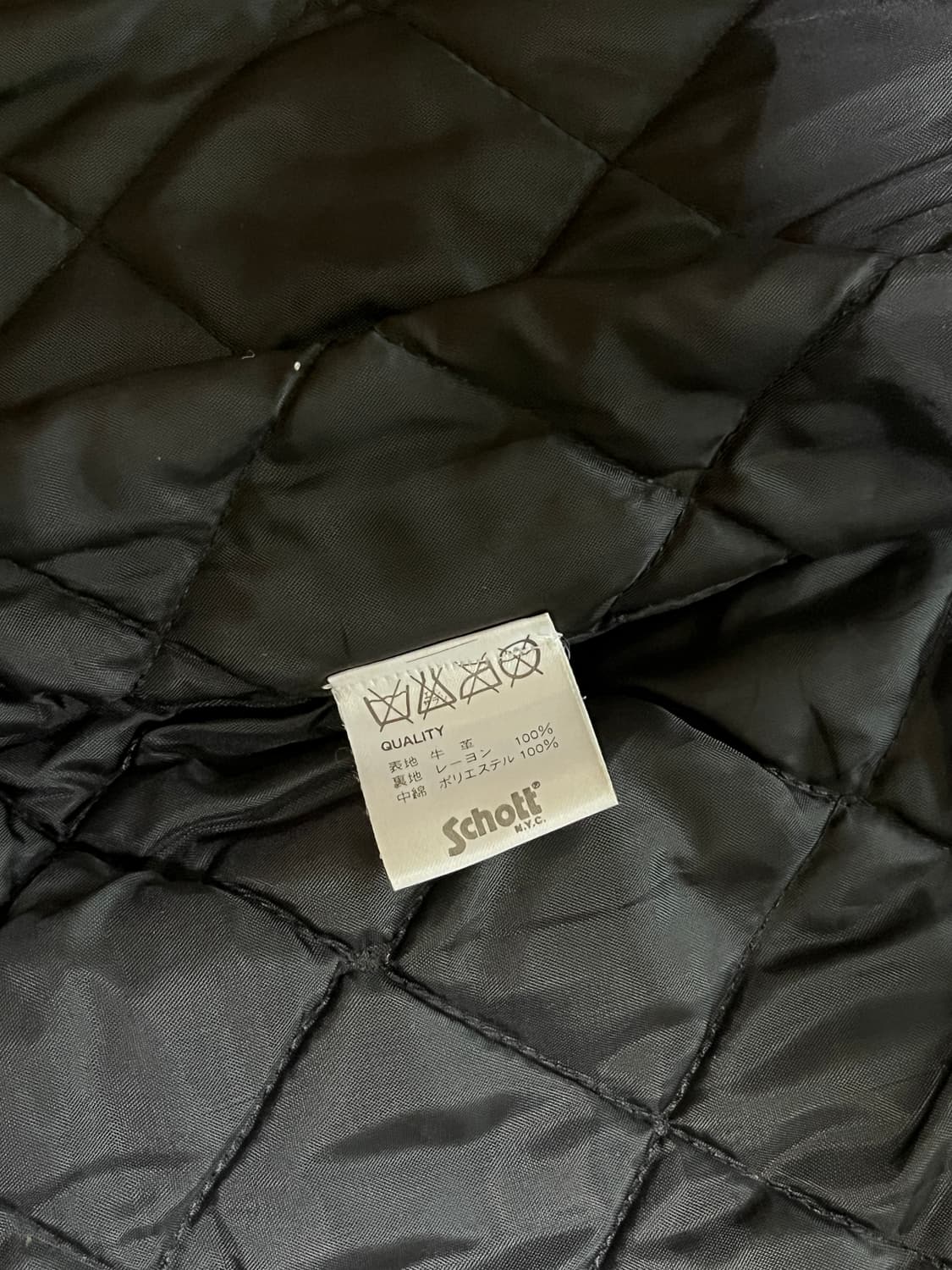 Schott USA 싱글 레더자켓 상품이미지5