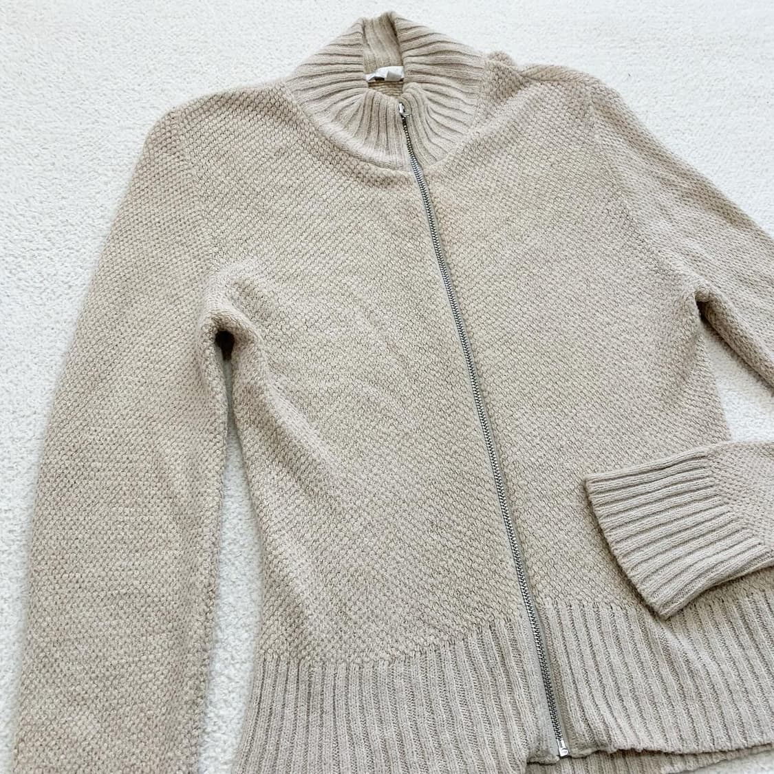 kookai 뮤트라떼 보들 여리핏 니트 집업 상품이미지2