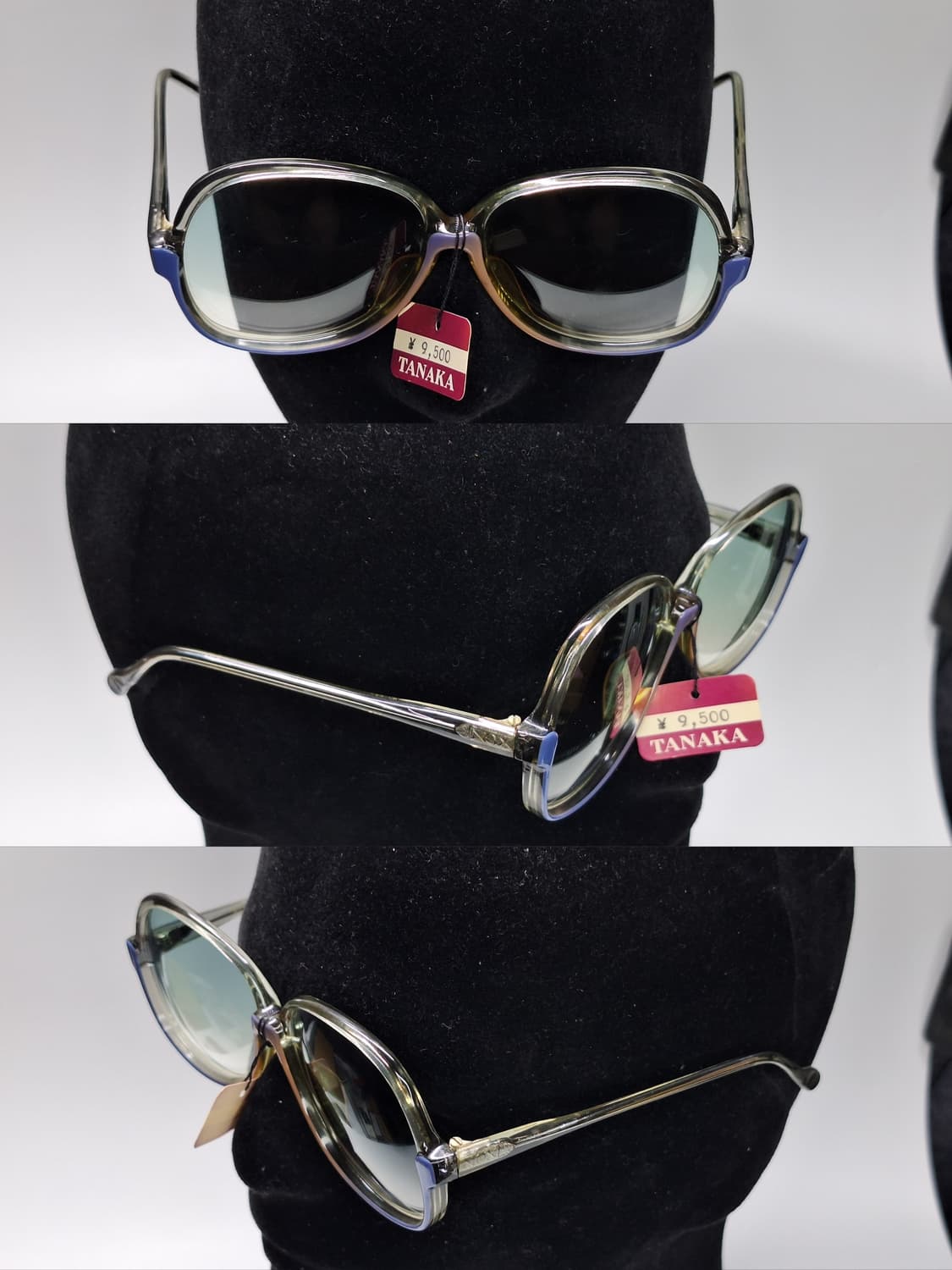 80s 일본제 빈티지 데드스톡 미사용/선글라스 Nox HJ-023 블루 상품이미지8