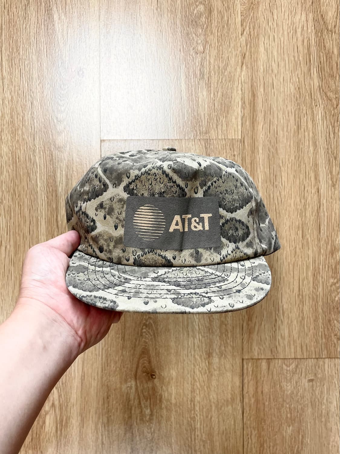 국내 유일 80s Made USA at&t 패턴 빈티지 볼캡 모자 상품이미지1