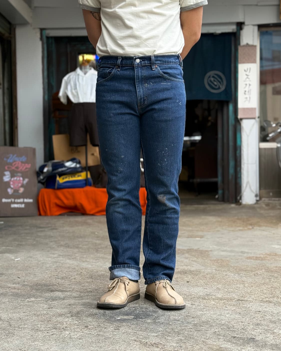 리바이스 웨스턴 핏 데님 팬츠 33 상품이미지8