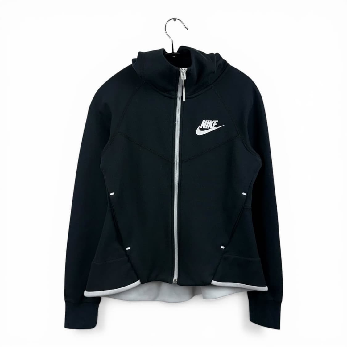 (S) 나이키 우먼스 테크팩 테크플리스 후드집업 블랙 상품이미지1