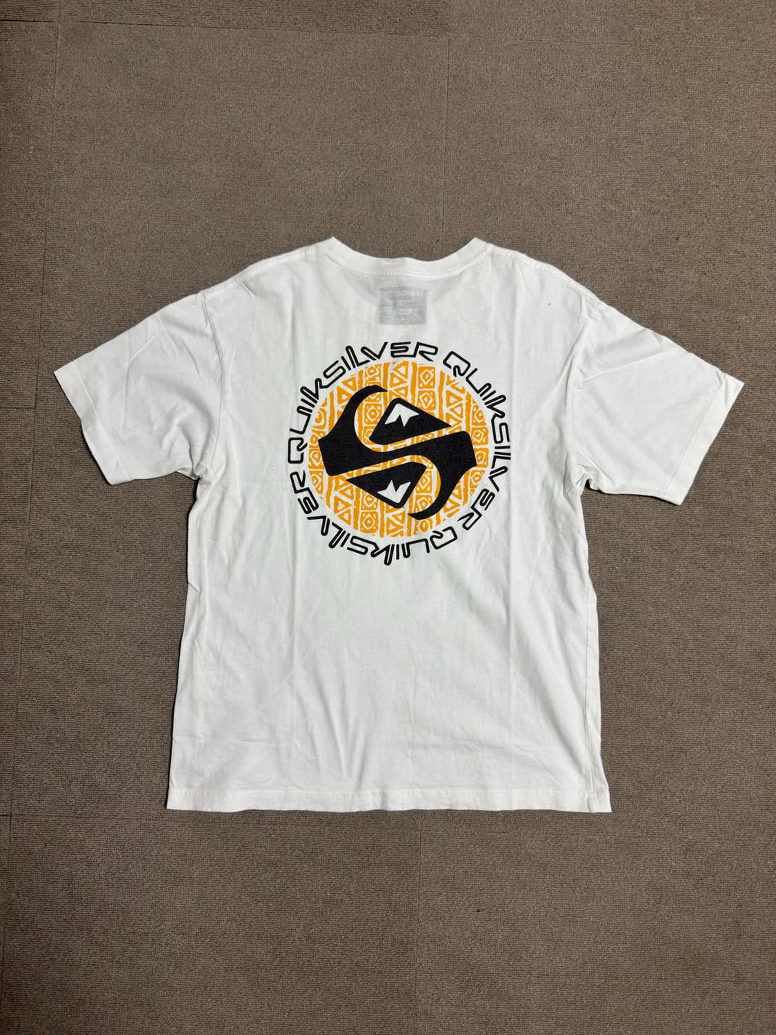 퀵실버 루즈핏 백로고 반팔 티셔츠 상품이미지6